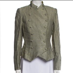 VTG Armani Collezioni Wool Blazer Double  Breasted    Size 8